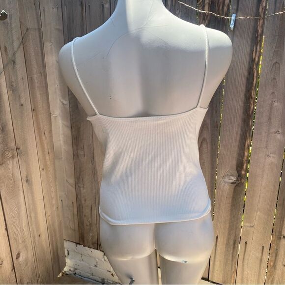 Reformation Square Neckline Sleeveless ribbed Top size medium - Picture 3 of 8